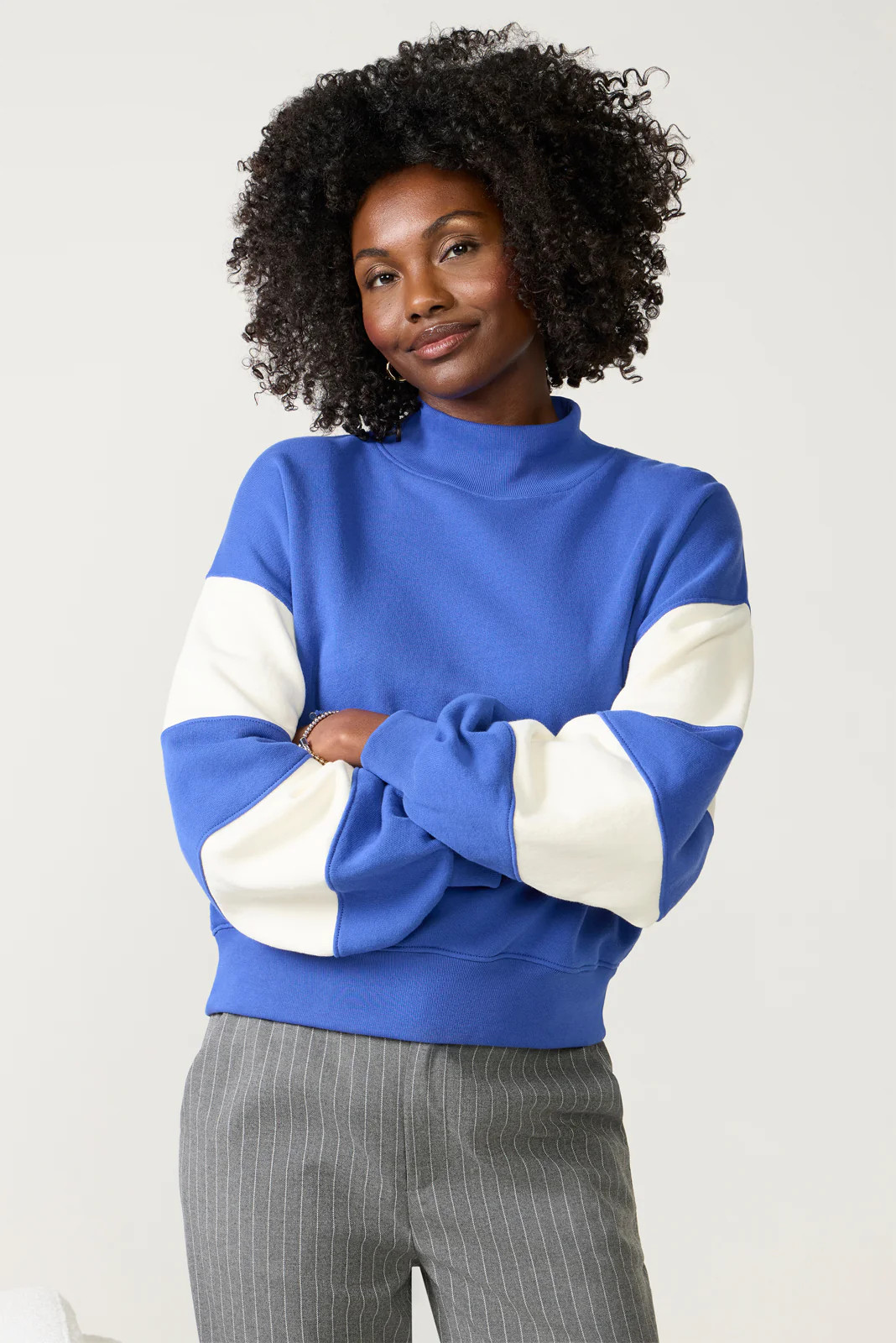 Hailey Colorblock Sweatshirt | Evereve