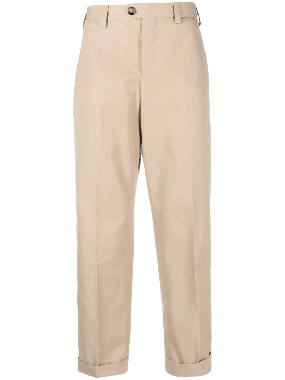 pressed-crease chino trousers | Farfetch Global