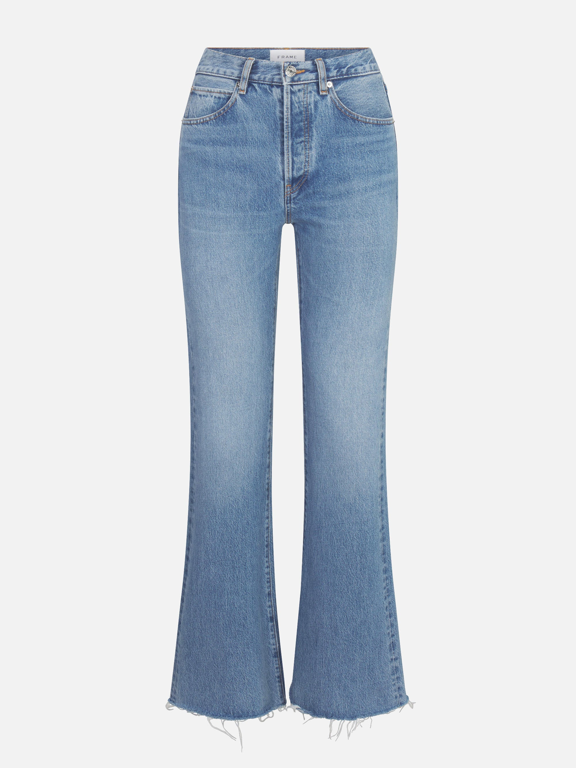 The Lax Jean -- Dew Raw Fray | Frame Denim