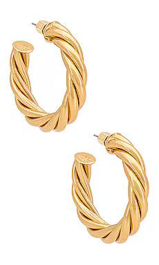 MIRANDA FRYE Naomi Hoop in Gold from Revolve.com | Revolve Clothing (Global)
