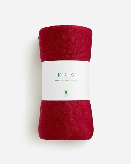 Oversized cashmere wrap | J. Crew US