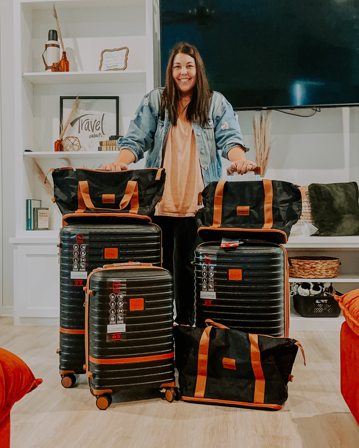 Got this luggage set for our upcoming vacation!! It’s 20% off! 

#LTKSale #LTKtravel #LTKHoliday