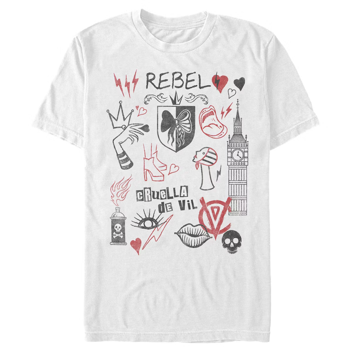 Men's Cruella Rebel Icons T-Shirt | Target