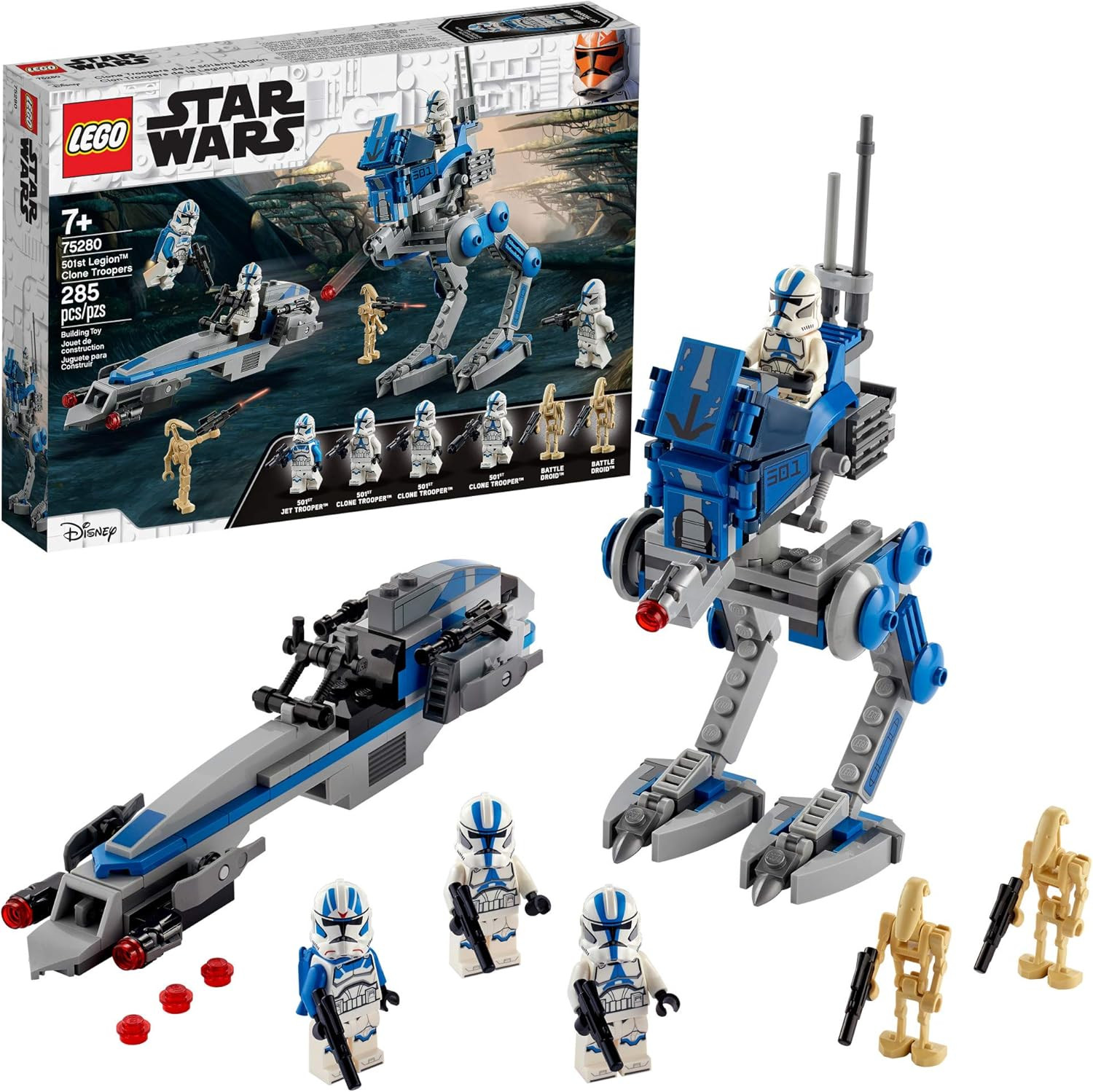 LEGO Star Wars 501st Legion Clone Troopers 75280 Building Kit, Cool Action Set for Creative Play ... | Amazon (CA)