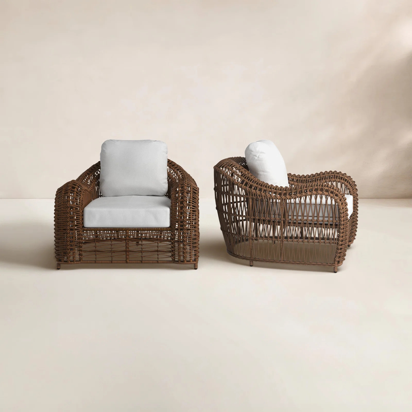 Alyshia Patio Chair with Cushions (Set of 2) | Wayfair North America