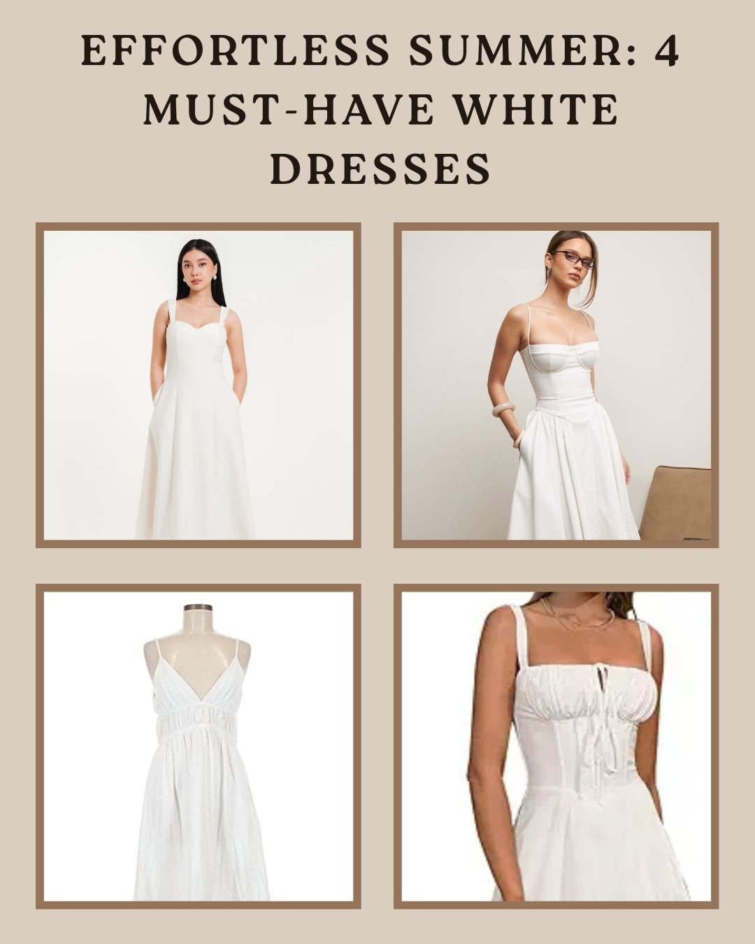 Consider your summer wardrobe sorted. 🤍 I’ve curated the ultimate edit of white midi dresses for every single occasion on your calendar. Whether you need an elegant structured bustier for a summer wedding (hello, House of CB vibes!), a textured tiered dress for a garden party, or a simple spaghetti strap for casual weekends, this edit has it all. The floral puff-sleeve milkmaid dress is an absolute dream for a wedding guest look! 

 #LTKSeasonal #LTKActive #LTKTravel
