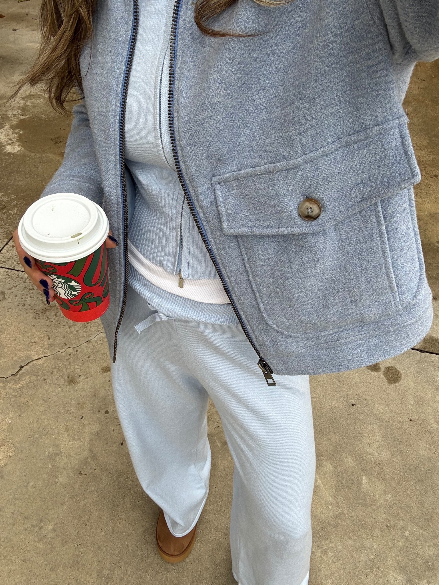 Cute baby blue set! Picked up in a medium

#LTKFindsUnder50