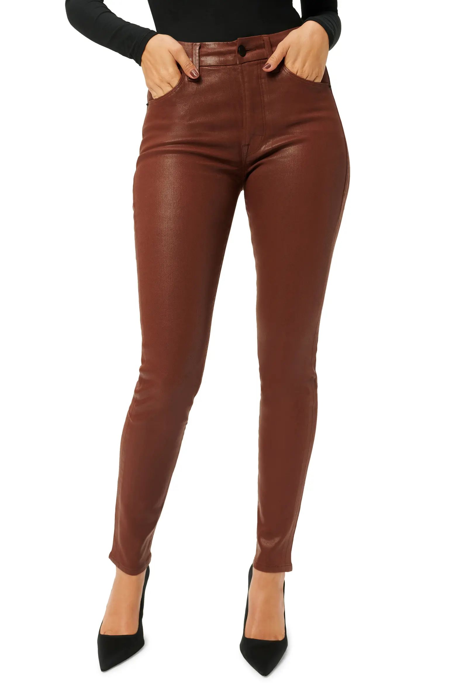 Good Legs Coated Ankle Skinny Jeans | Nordstrom