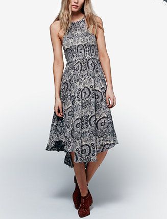 Free People Seasons In The Sun Printed Midi Dress | Macys (US)