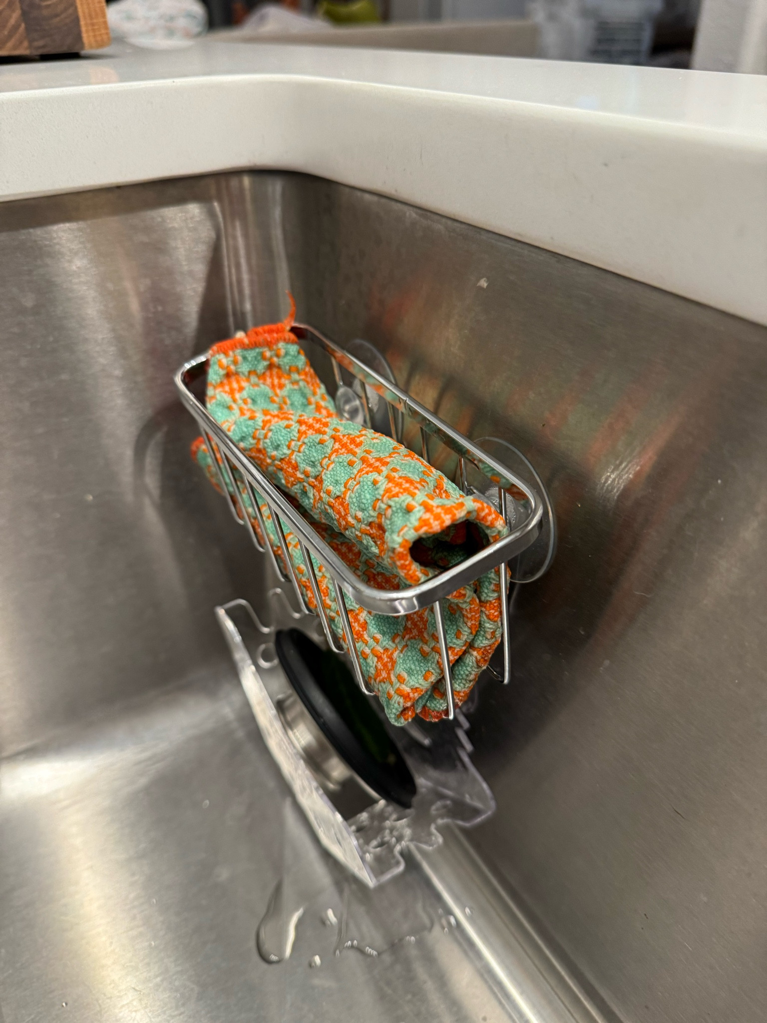 This small holder is perfect for keeping things out of the bottom of your sink!

#LTKfindsunder50 #LTKhome