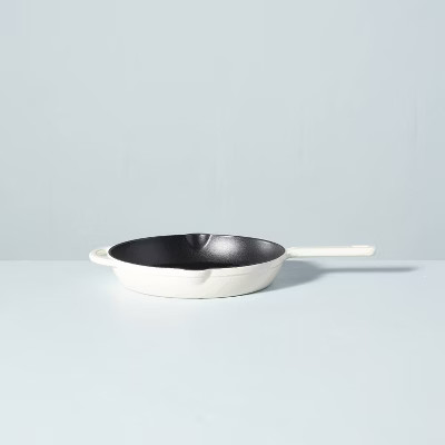 Enameled Cast Iron Skillet Sour Cream - Hearth & Hand™ with Magnolia | Target