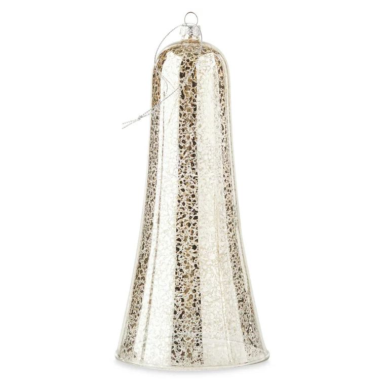 Holiday Time Set Of 2 Glass Bell | Walmart (US)