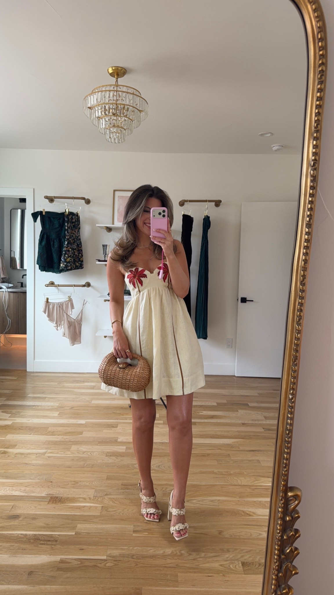 Yellow mini cocktail dress with palm tree detail summer event dress

Electric picks code: Emerson20

Sized down to xs 

Resortwear
Cocktail event
Wedding guest
Destination
Vacation
Beach
Coverup


#LTKTravel #LTKWedding #LTKootd