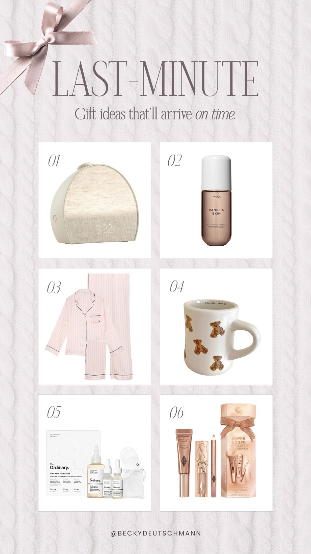 Last-minute holiday gifts that’ll arrive at your doorstep on time 🤍

#LTKgiftguide #LTKholiday