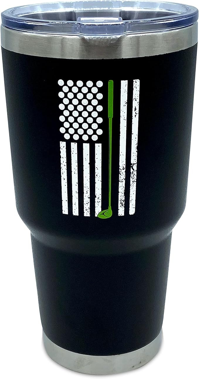 Lifecraft Golf Gifts for Men or Women, Unique Stainless Steel Travel Golfing Tumbler w/Golf Balls... | Amazon (US)