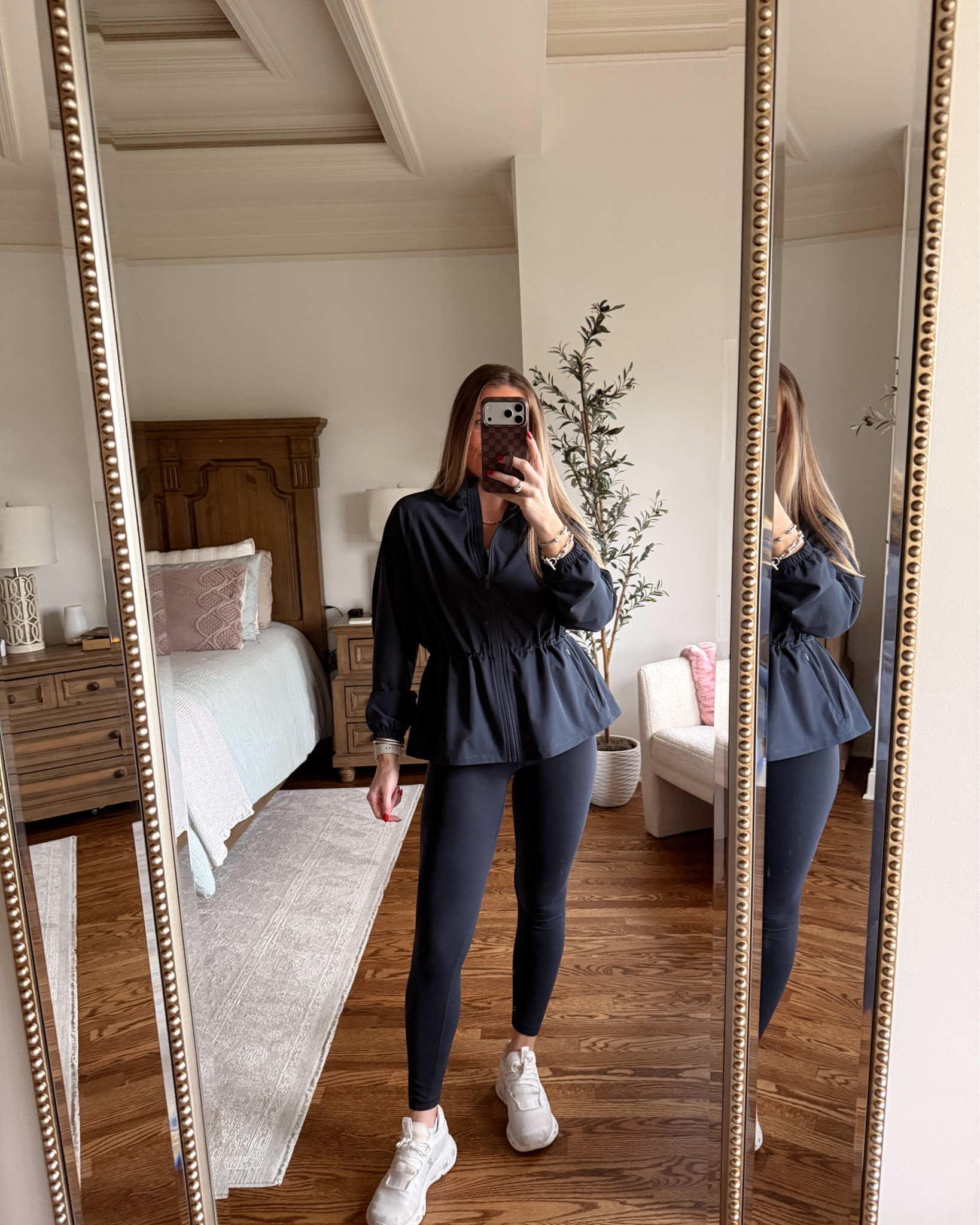 my new obsession is this lightweight jacket from target! I am wearing size small and it is just perfect!! I need it in every color. 😍￼