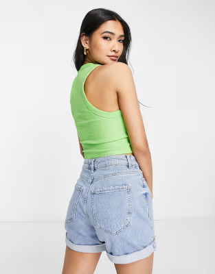 & Other Stories ribbed tank top in green | ASOS (Global)