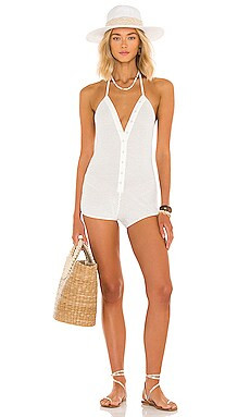 Camila Coelho Ranae Romper in White from Revolve.com | Revolve Clothing (Global)