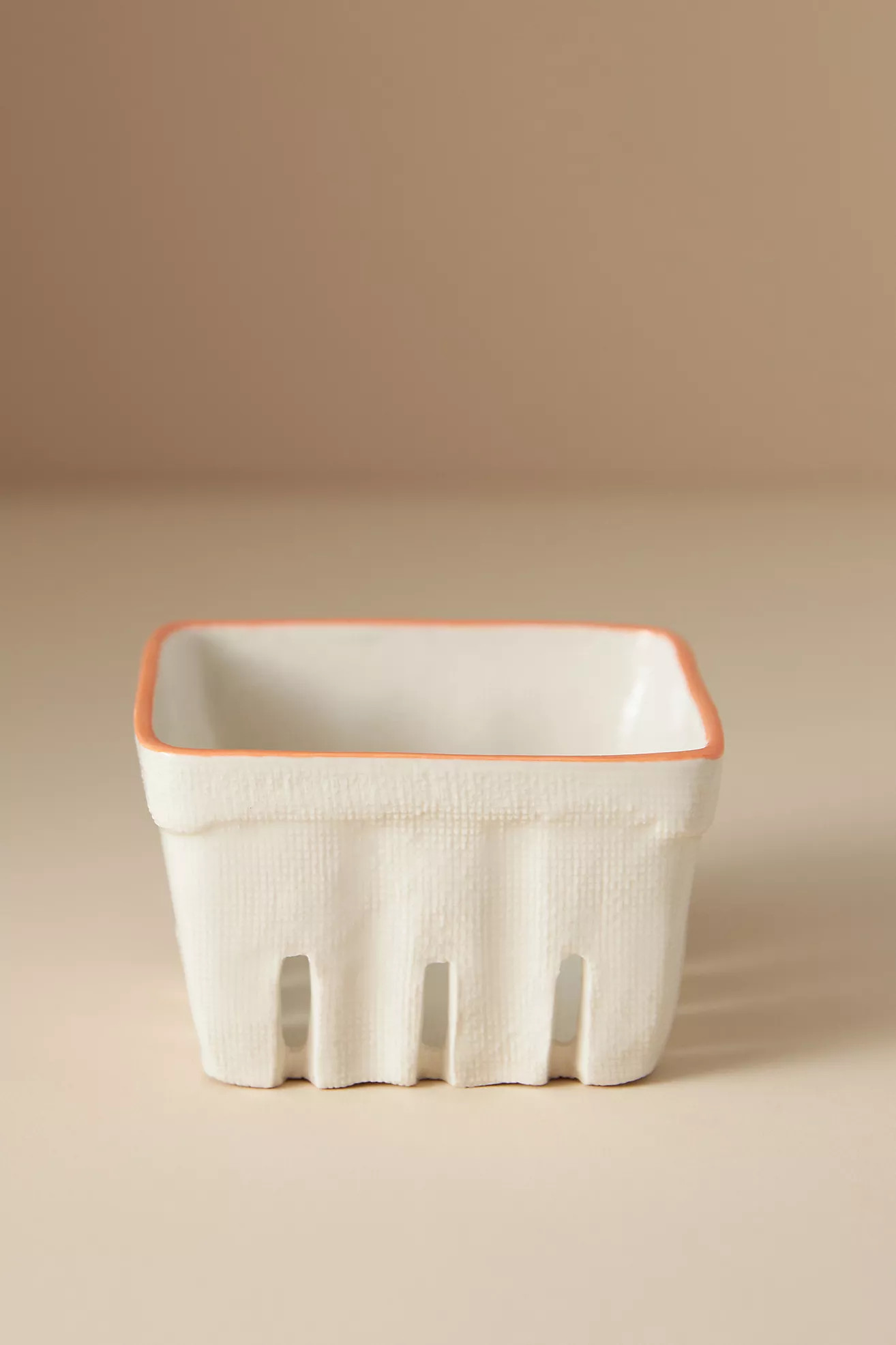 Linnea Stoneware Berry Basket | Anthropologie (US)