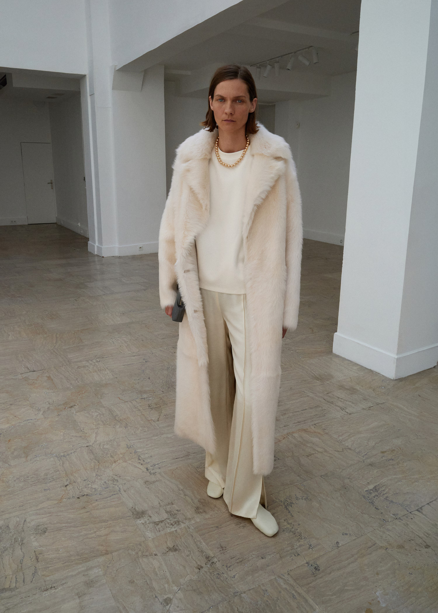 Satin trousers with side openings - Women | MANGO United Kingdom | MANGO (UK)