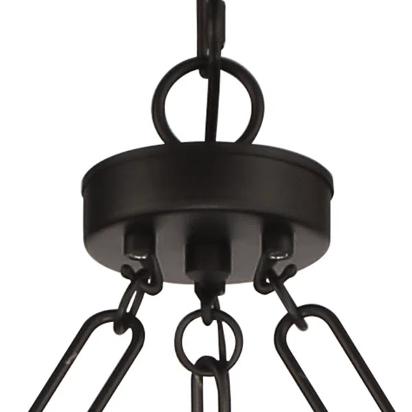 Farris 12 - Light Candle Style Wagon Wheel Chandelier | Wayfair North America