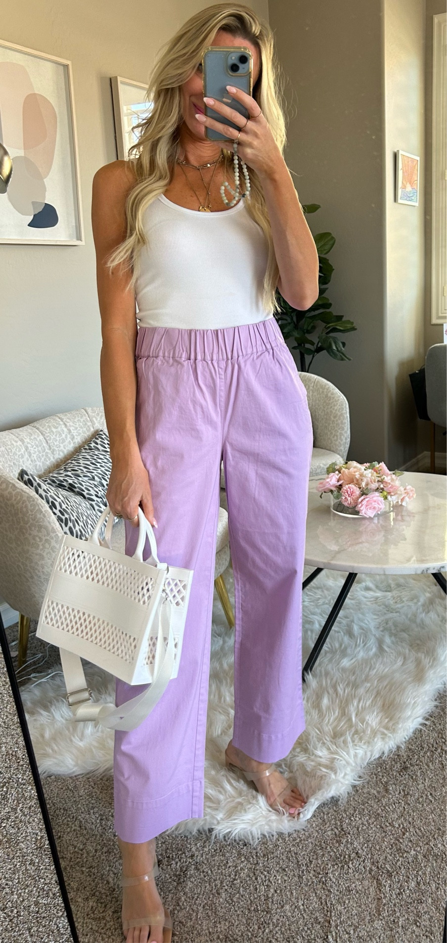 These pants come in soo many colors! They have pockets! And are so comfortable! This tank top is ribbed! Everything is on sale!! 


#LTKtravel #LTKworkwear #LTKsalealert