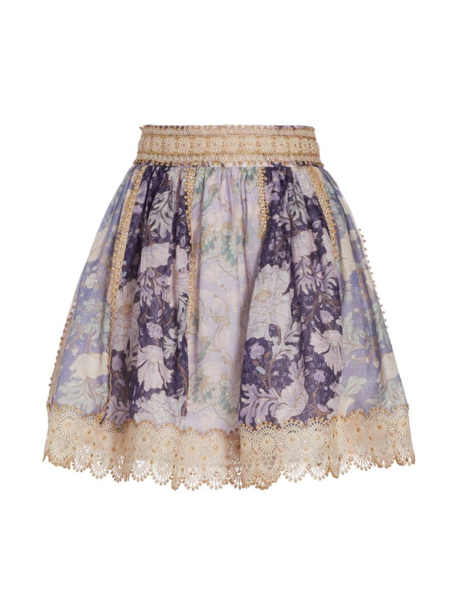 Celestial Lace Miniskirt | Saks Fifth Avenue