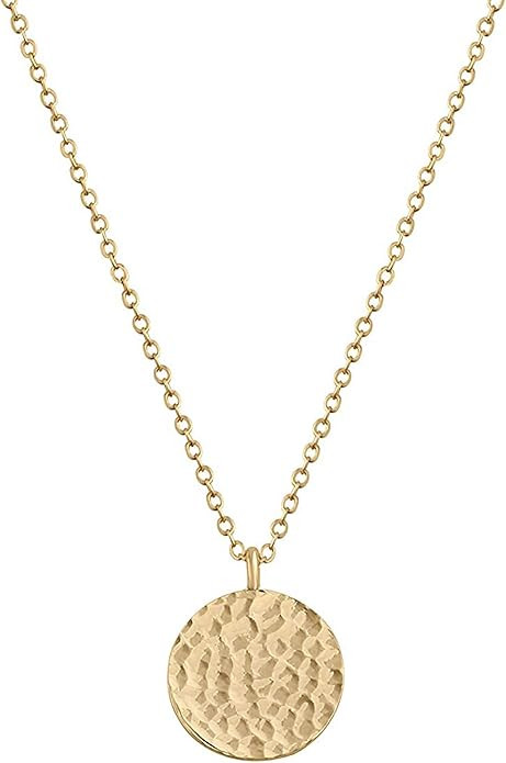 OSIANA Gold Pendant Necklace for Women 14K Gold Filled Dainty Chain Everyday Jewelry | Amazon (US)