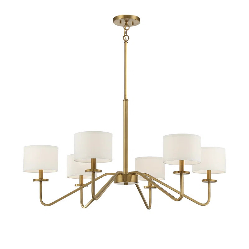 Loudoun 6 - Light Shaded Classic Chandelier | Wayfair North America