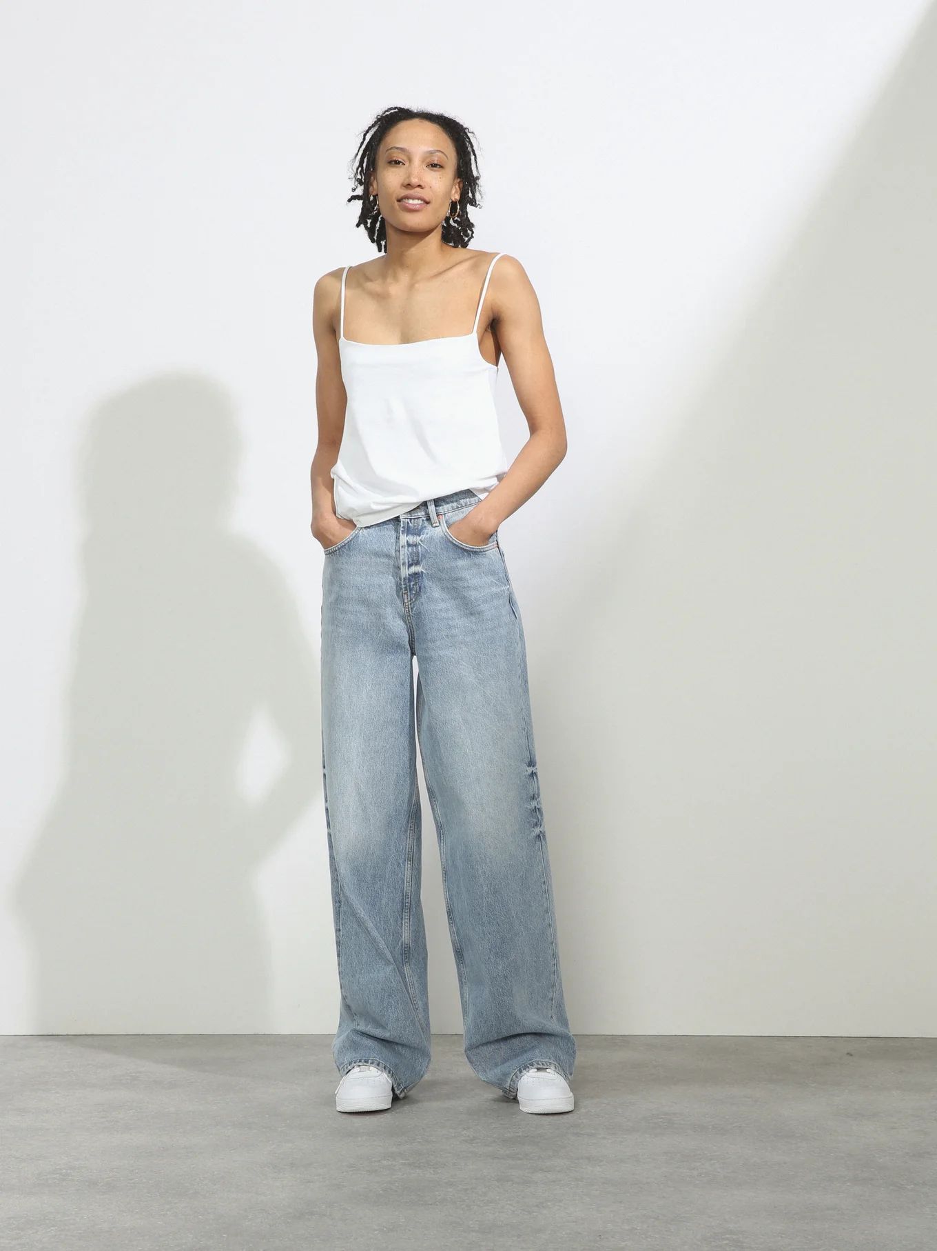 90s organic-cotton high-waisted wide-leg jeans | Matches (UK)