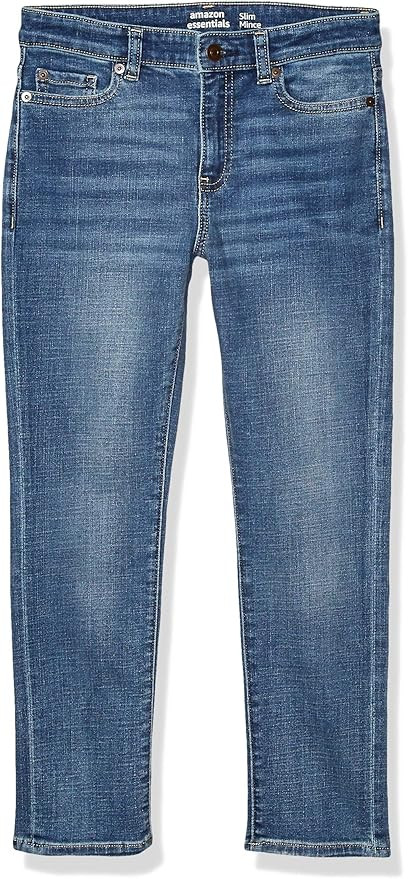 Amazon Essentials Boys' Jeans, Slim Fit, Stretch Denim - Discontinued Colors | Amazon (US)