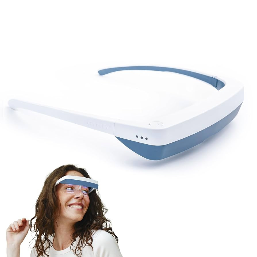 luminette 3 Light Therapy Glasses - Wearable Light Therapy Lamp - White LED Sun Lamp - Natural Re... | Amazon (UK)