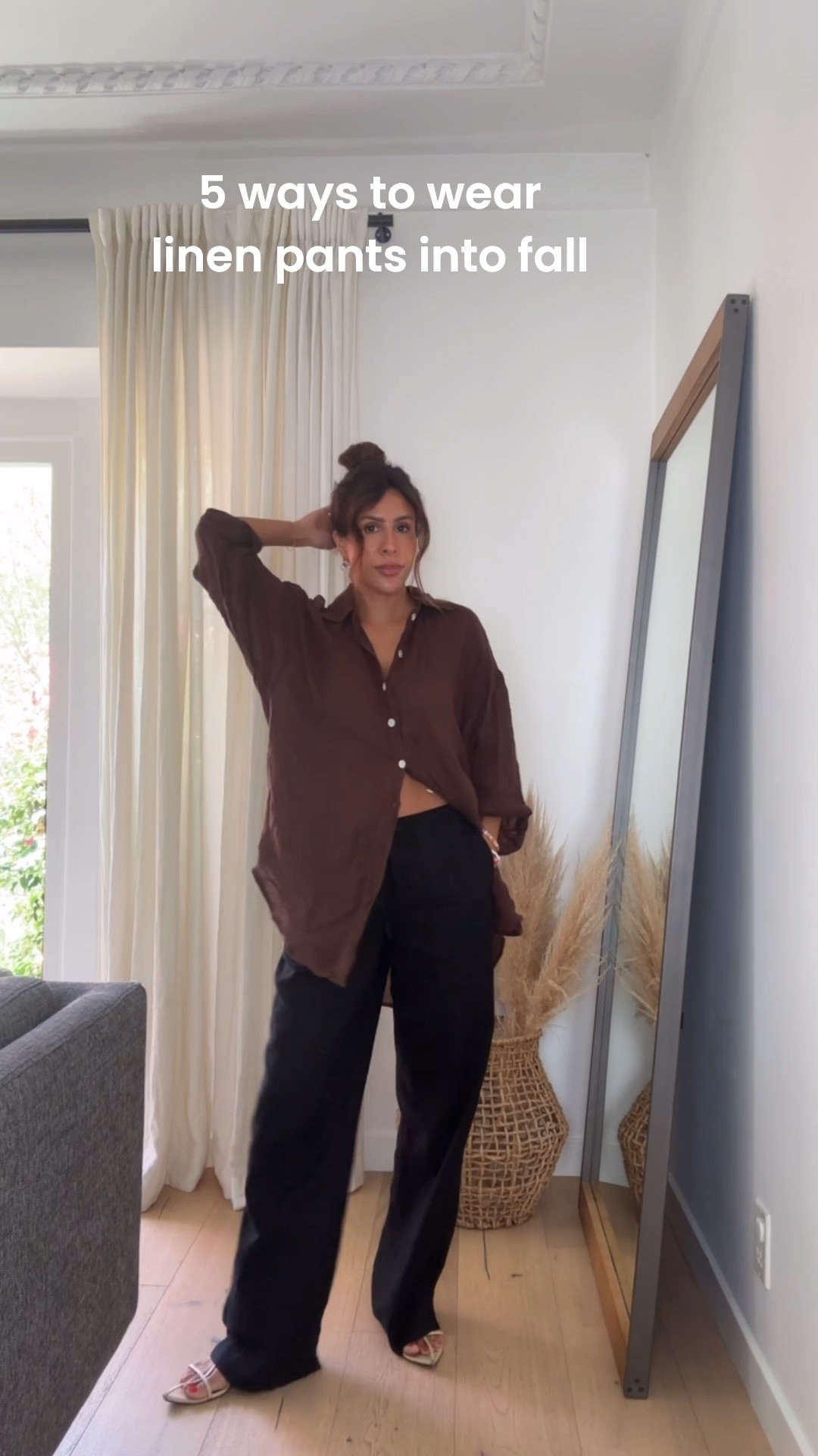 Ways to wear linen pants into fall! You can also swap these with silk ones. 

#LTKStyleTip #LTKFindsUnder100 #LTKPetite