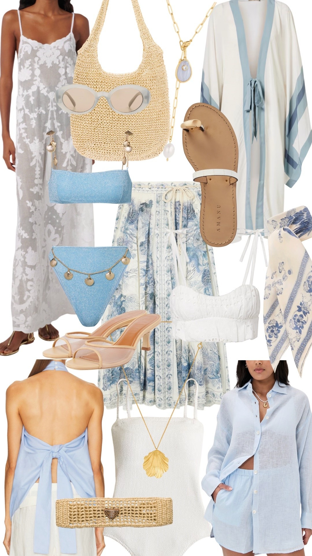 Vacation favorites 🩵

Vacation outfit ideas, vacation outfits, resortwear, resort wear, resort outfit ideas, beach vacation outfits, swimwear, coverups, resort wear 2026 

#LTKTravel #LTKSeasonal
