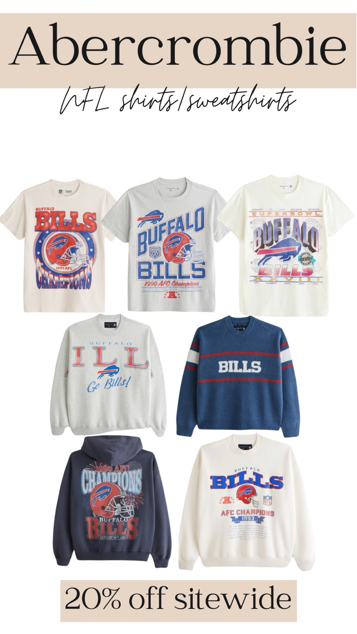 NFL sweatshirt and t shirts 

Bills mafia, football hoodies, football jersey, Abercrombie sweatshirt, Abercrombie t shirt, Buffalo bills outfit, Buffalo bills shirt 

#LTKMens #LTKSaleAlert #LTKTravel