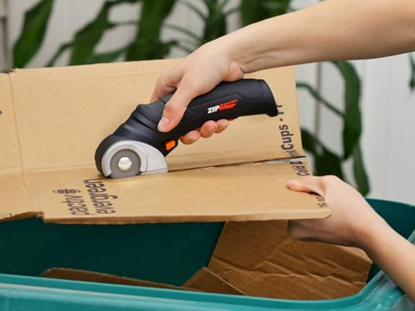 Worx Zipsnip Cordless Electric Scissors, Rechargeable Cardboard Box Cutter, 4V Powerful Fabric Sc... | Amazon (US)