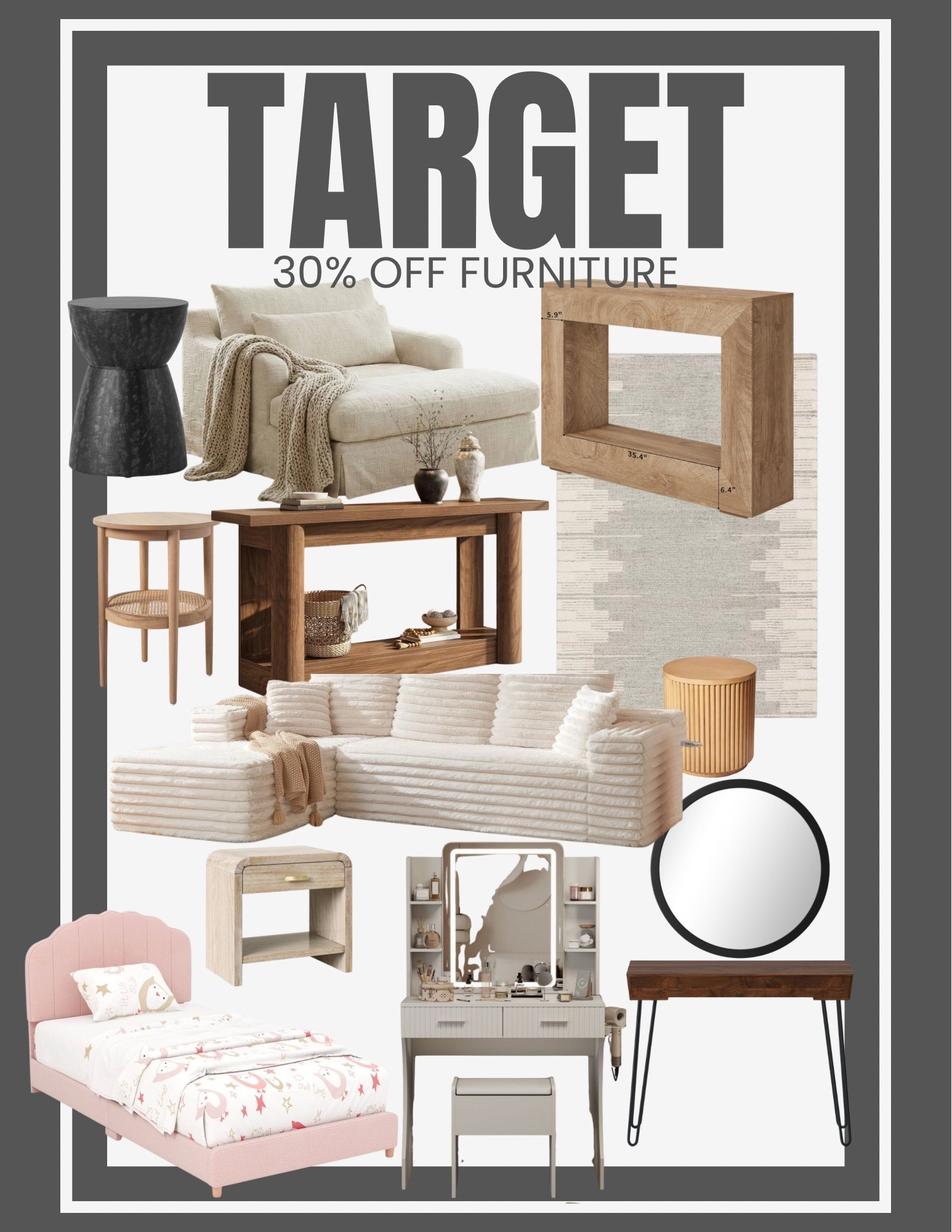 30% off furniture, decor, and rugs at Target! Save big on Threashold brand at Target!

#LTKSaleAlert #LTKHome