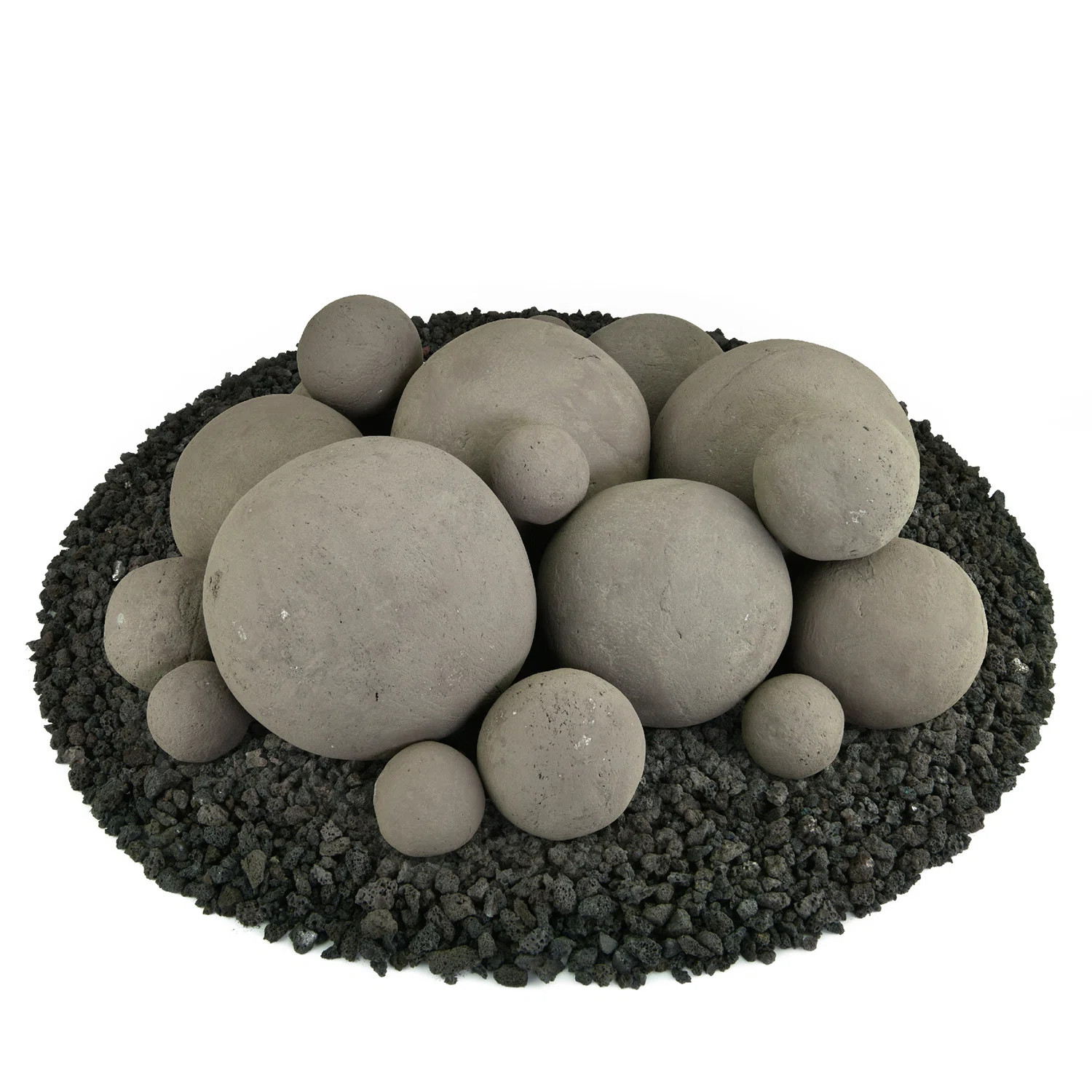 14'' Round Ceramic Fire Pit Accessory | Wayfair North America