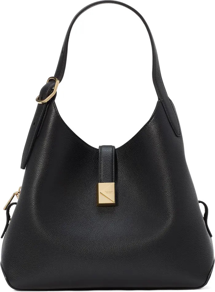 Kate Spade New York deco pebbled leather shoulder bag | Nordstrom | Nordstrom