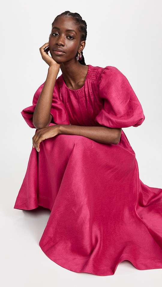 Tidal Tucked Cut Out Midi Dress | Shopbop