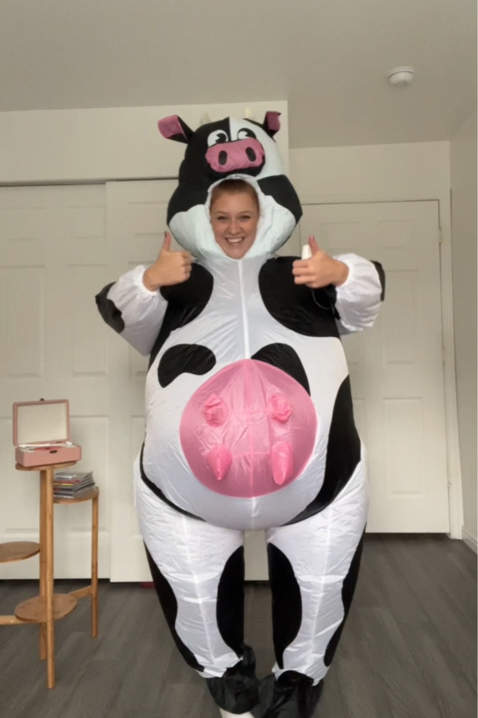 31 days of Halloween costumes day 3 : inflatable cow 
#funnycostume #costumeinspo 

#LTKstyletip #LTKHalloween