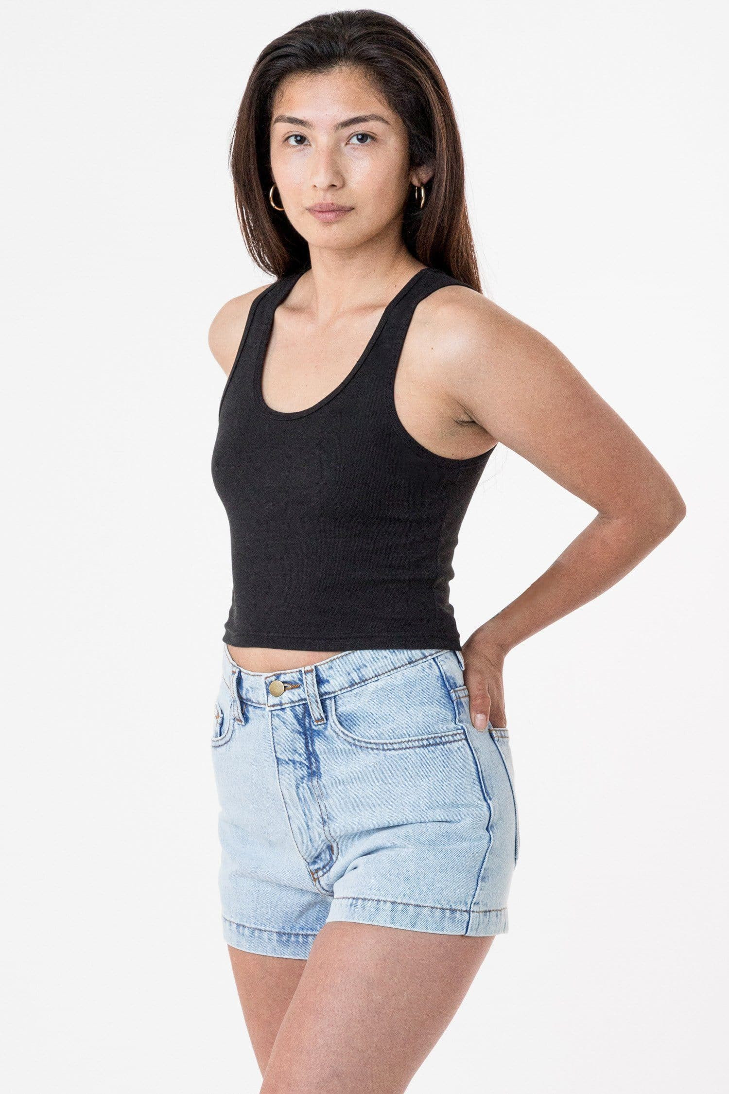 4308 - Baby Rib Crop Tank | Los Angeles Apparel