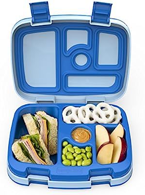 Bentgo Kids Childrens Lunch Box - Bento-Styled Lunch Solution Offers Durable, Leak-Proof, On-the-... | Amazon (US)
