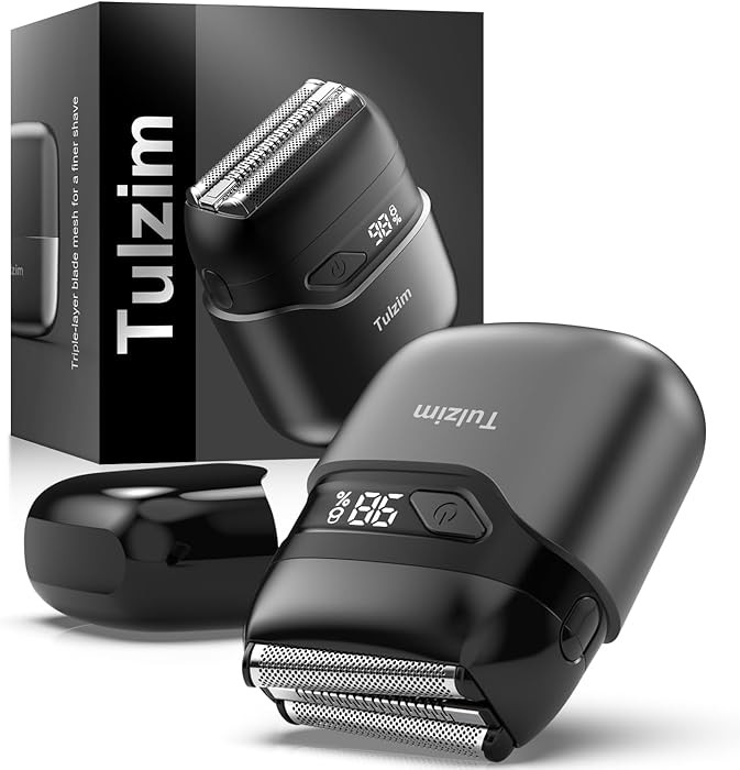 Electric Foil Shaver for Men, 3 Floating Blade, IPX7 Waterproof, Carbon Gray | Amazon (US)