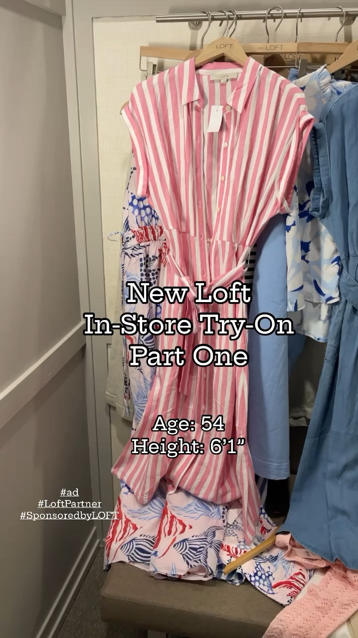 Loft In Store Try On Part One
The good things just keep coming to Loft! All the summer styling you need in one place!
Trousers, blazers, skirts, shorts, dresses, stripes, and fish!

Hi I’m Suzanne from A Tall Drink of Style - I am 6’1”. I have a 36” inseam. I wear a medium in most tops, an 8 or a 10 in most bottoms, an 8 in most dresses, and a size 9 shoe. 

Over 50 fashion, tall fashion, workwear, everyday, timeless, Classic Outfits

fashion for women over 50, tall fashion, smart casual, work outfit, workwear, timeless classic outfits, timeless classic style, classic fashion, jeans, date night outfit, dress, spring outfit, jumpsuit, wedding guest dress, white dress, sandals

spring dress, spring outfit, spring fashion, spring outfit ideas, spring outfits, cute spring outfits, spring outfit, spring fashion, wedding guest dress, jeans, white dress, sandals

summer style, summer wedding guest, white dress, sandals, summer outfit, summer fashion, summer outfit ideas, summer concert outfit, jeans, sandals, shorts

#LTKStyleTip #LTKFindsUnder100 #LTKOver40