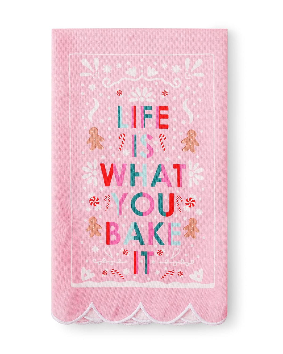Life Is What You Bake It Holiday Tea Towel | Packed Party