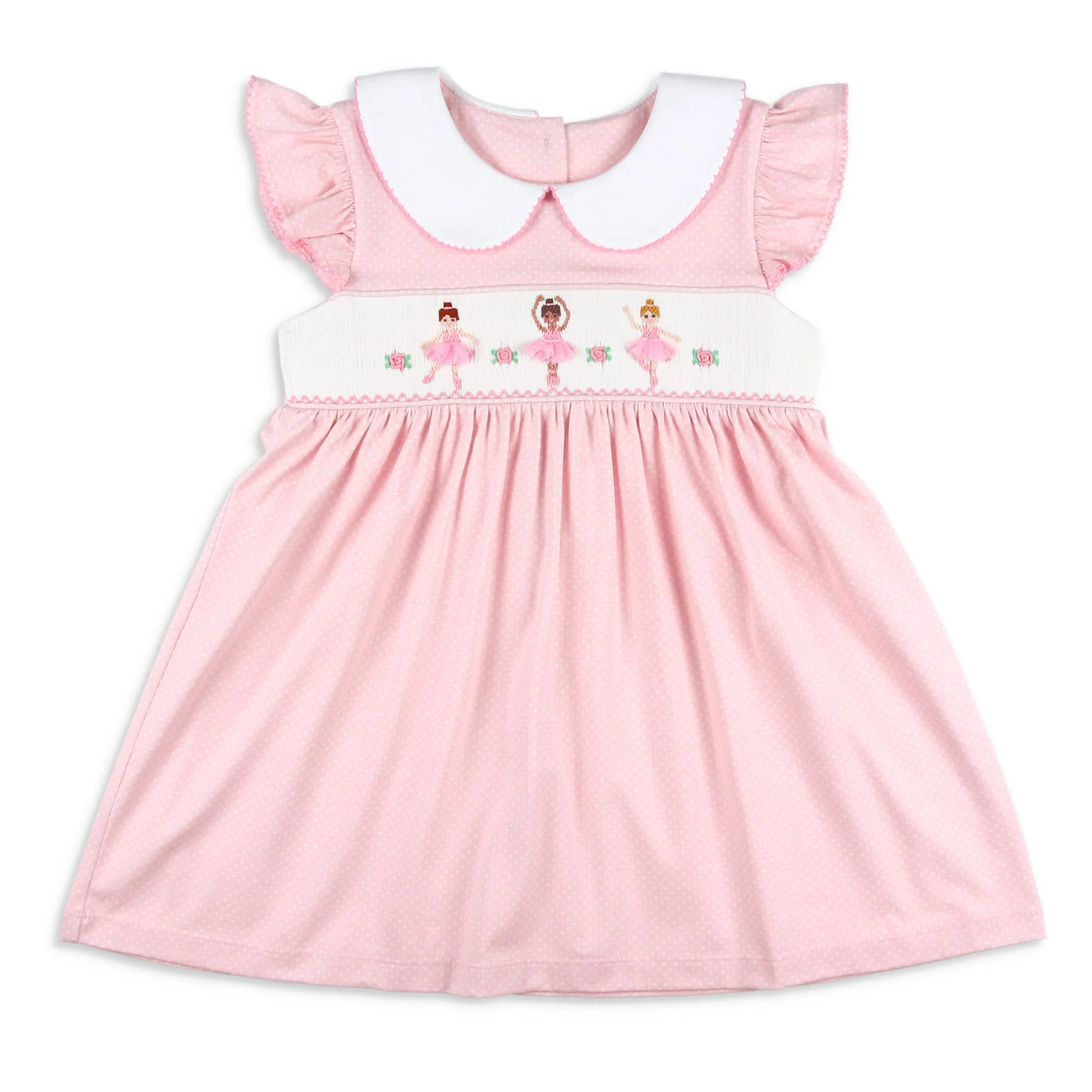 Girls Ballerina Smocked Dress - Shrimp and Grits Kids | Shrimp and Grits Kids