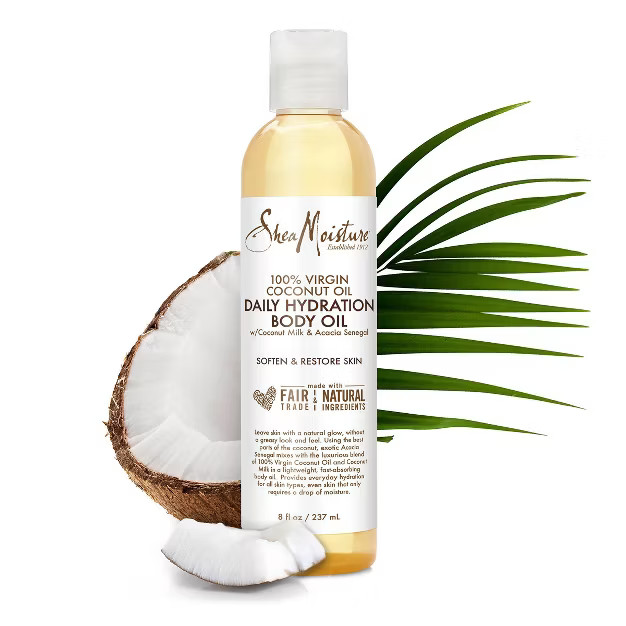 SheaMoisture Daily Hydration Coconut Body Oil - 8 fl oz | Target