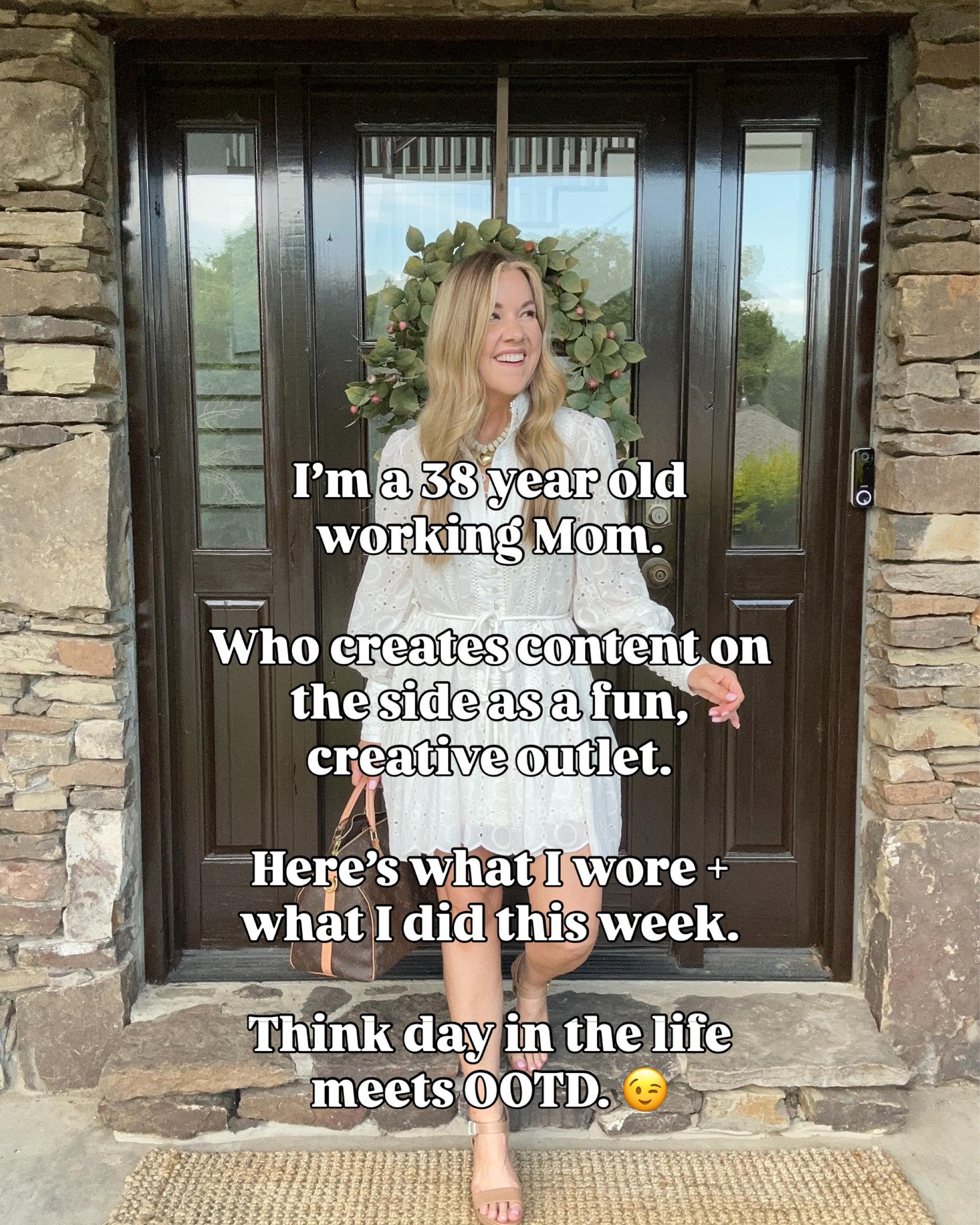 I’m a 38 year old working Mom.

Who creates content on the side as a fun, creative outlet. 

Here’s what I wore + what I did this week.

Think day in the life meets OOTD. 😉

#LTKgrwm #LTKootd #LTKdayinmylife