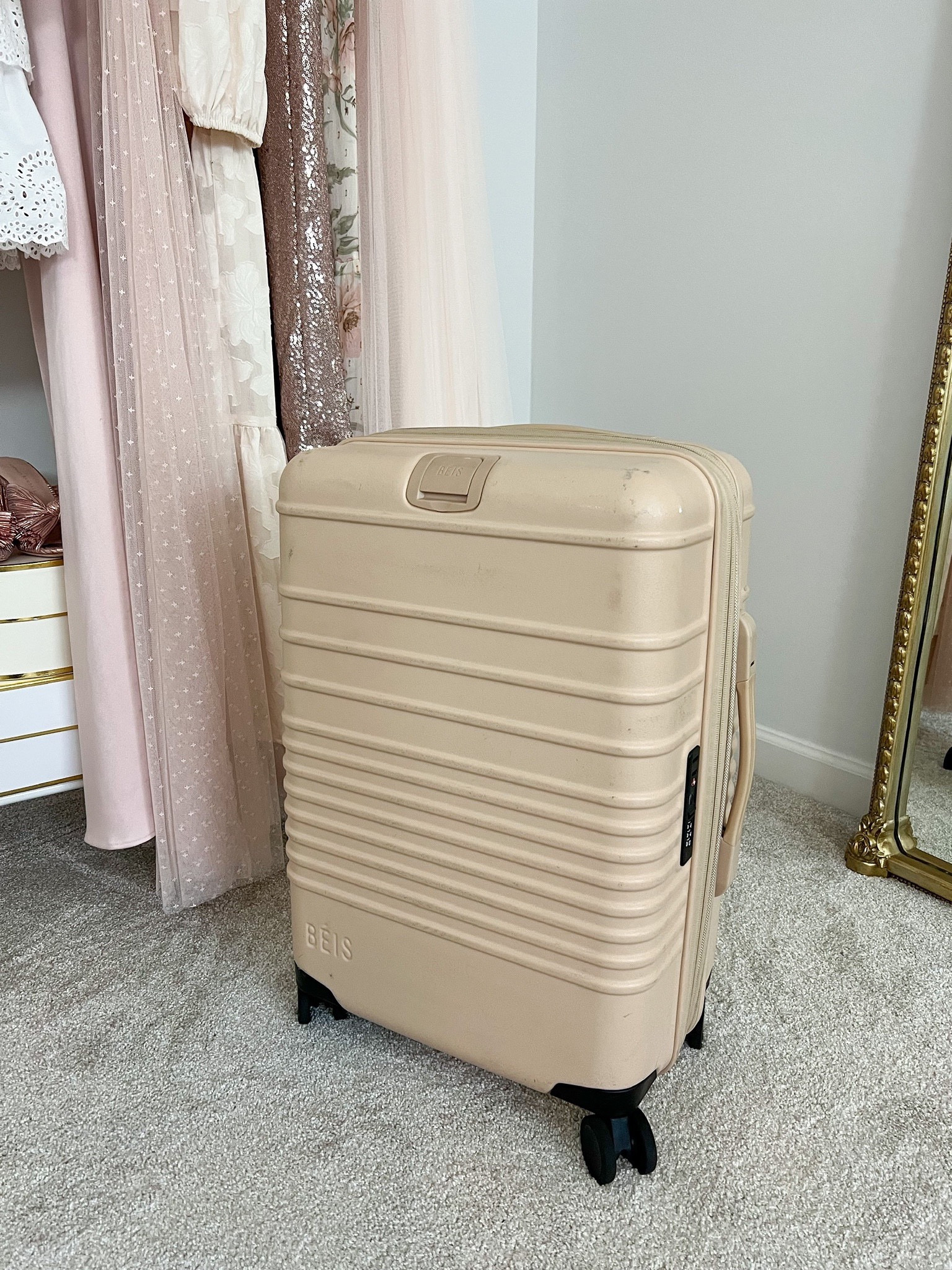 Neutral and chic travel suitcase from Beis. Love that this bag is durable and holds plenty for any trip you have planned! 

#LTKtravel #LTKfamily #LTKGiftGuide